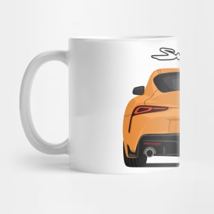 Rear Supra 5th Generation GR A90 orange Mug